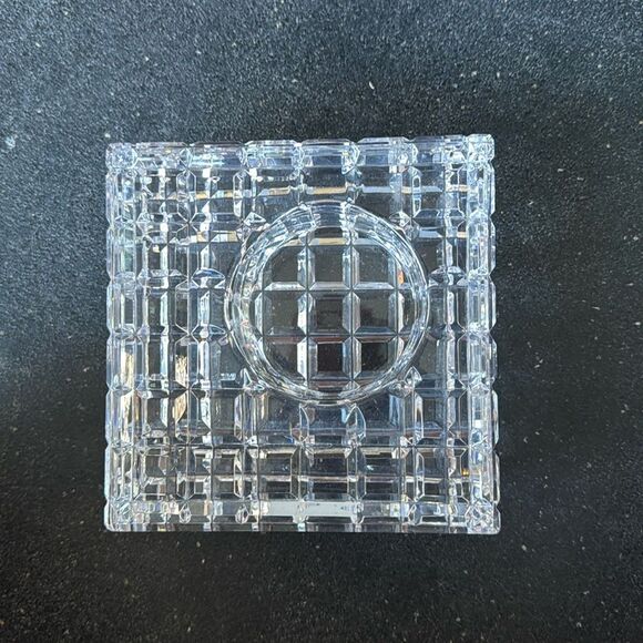 Waterford Crystal Large Offset Square Clock - Picture 2 of 9